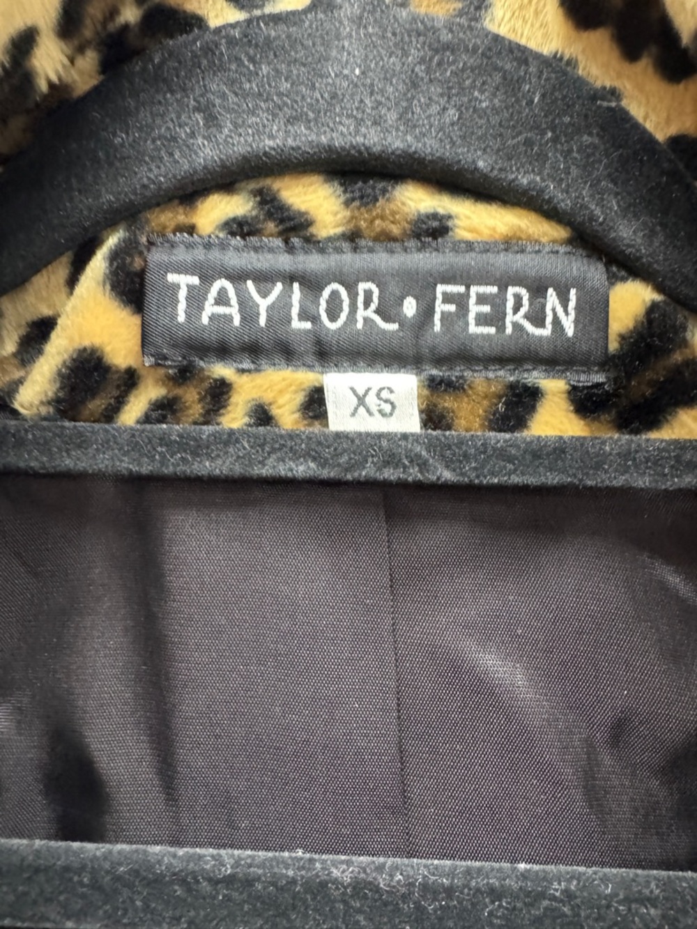 Leopard Print Faux Fur Long Trench Coat Jacket Animal Print - Picture 8 of 12